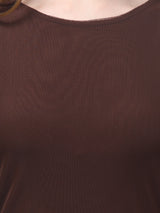 Brown Party Wear Mini Dress For Womens