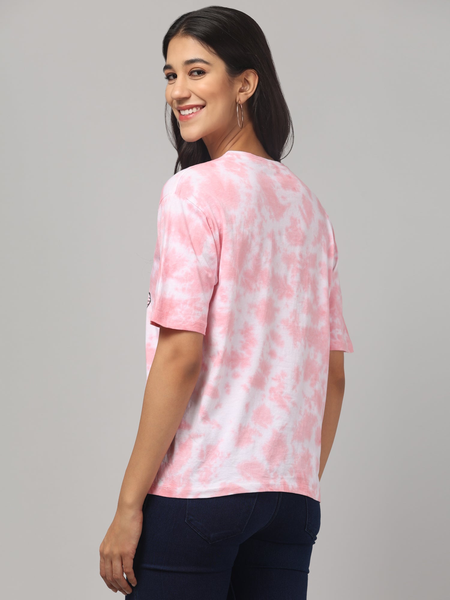 Tie & Dye Baby Pink T-shirt