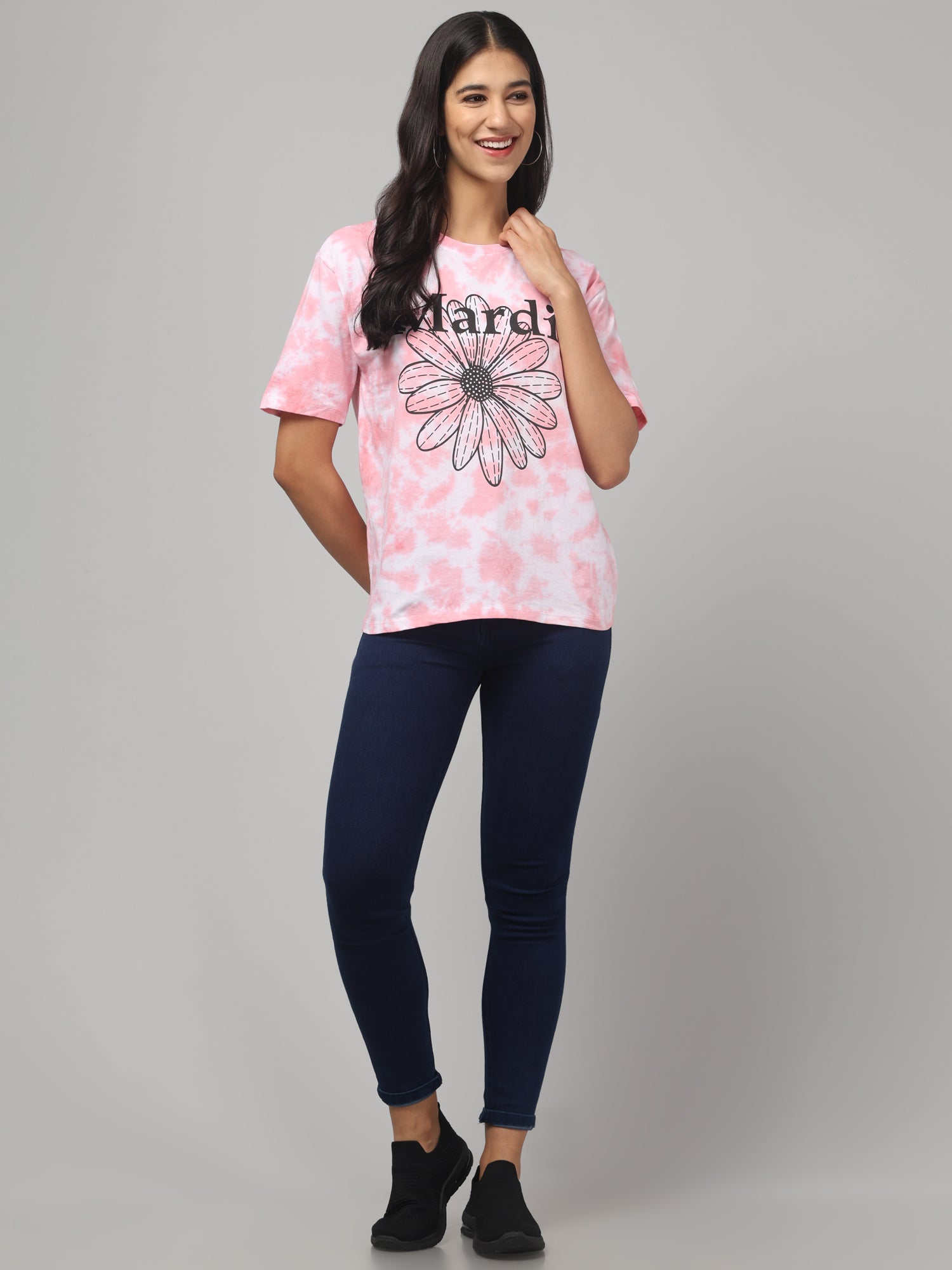 Tie & Dye Baby Pink T-shirt