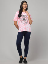 Tie & Dye Baby Pink T-shirt