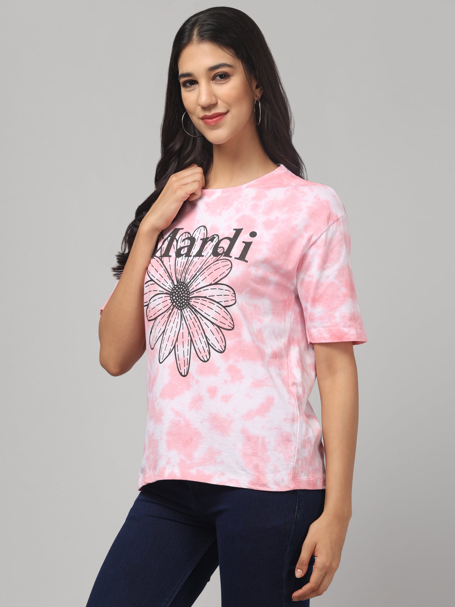 Tie & Dye Baby Pink T-shirt