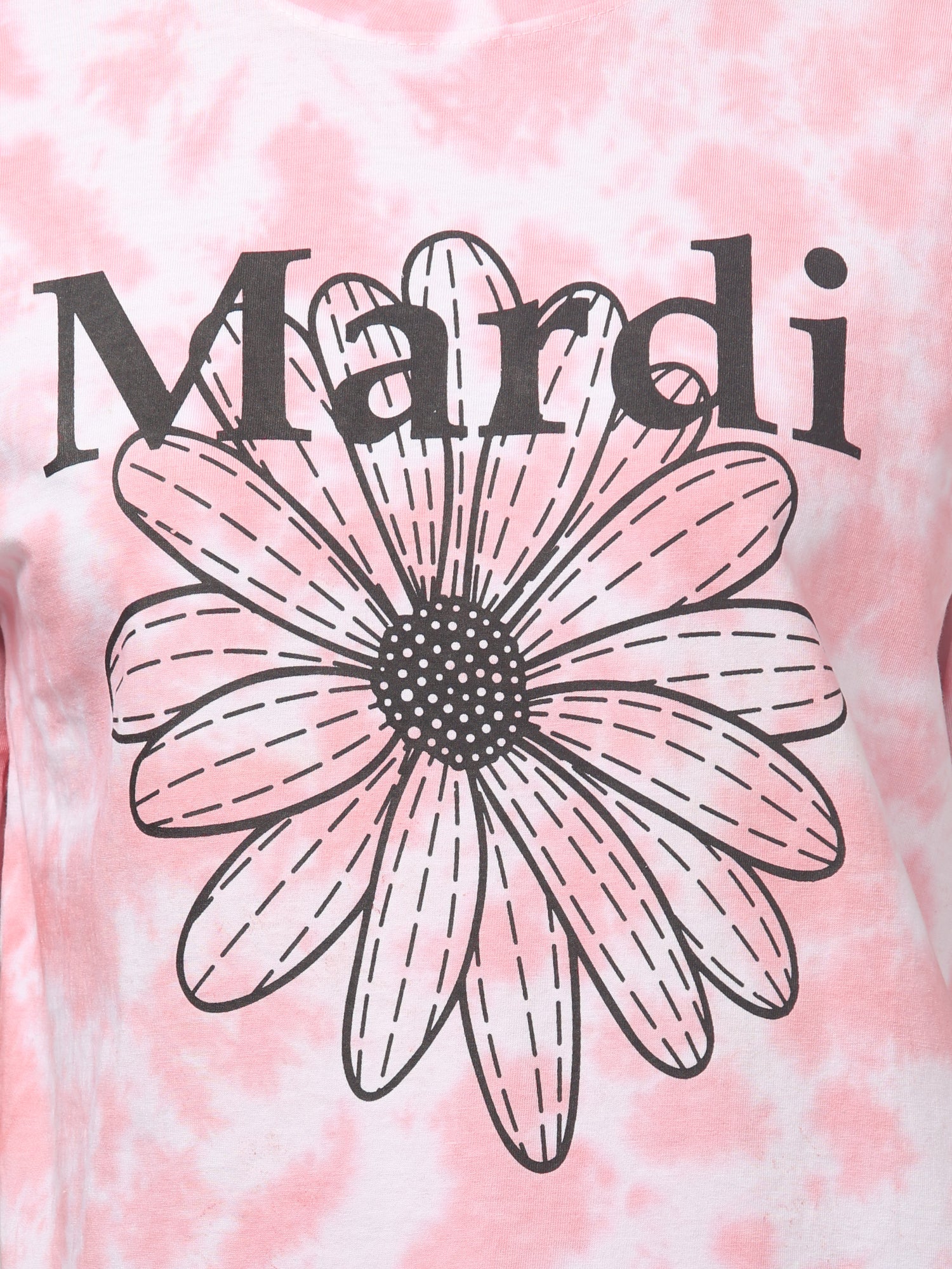 Tie & Dye Baby Pink T-shirt