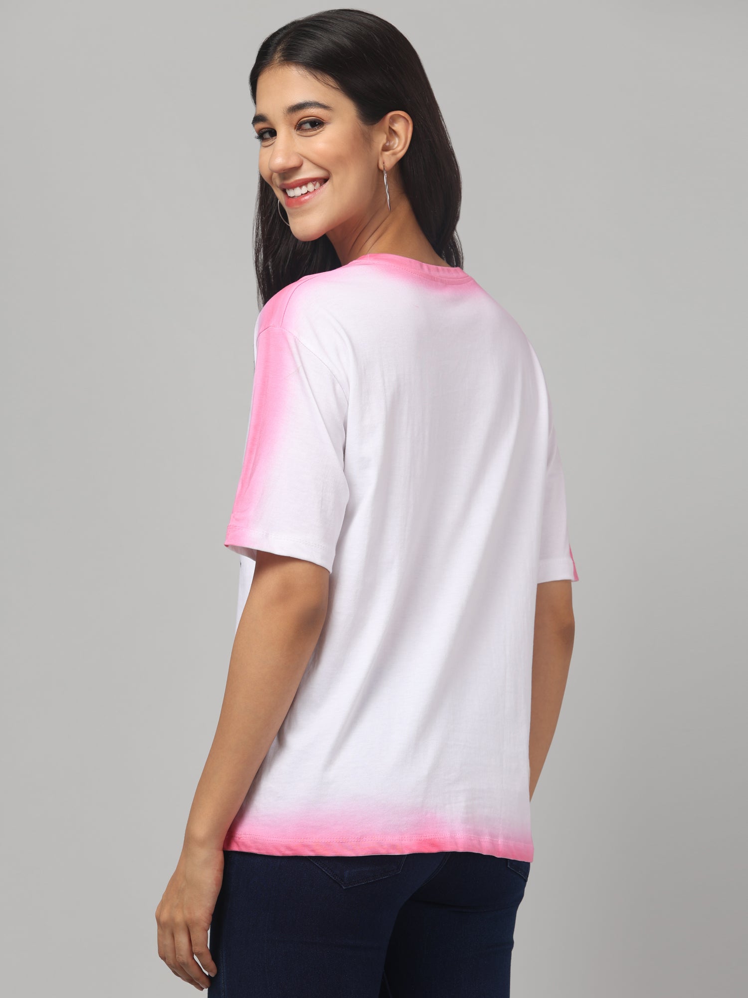 Typography white T-shirt