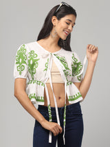White Crop Top