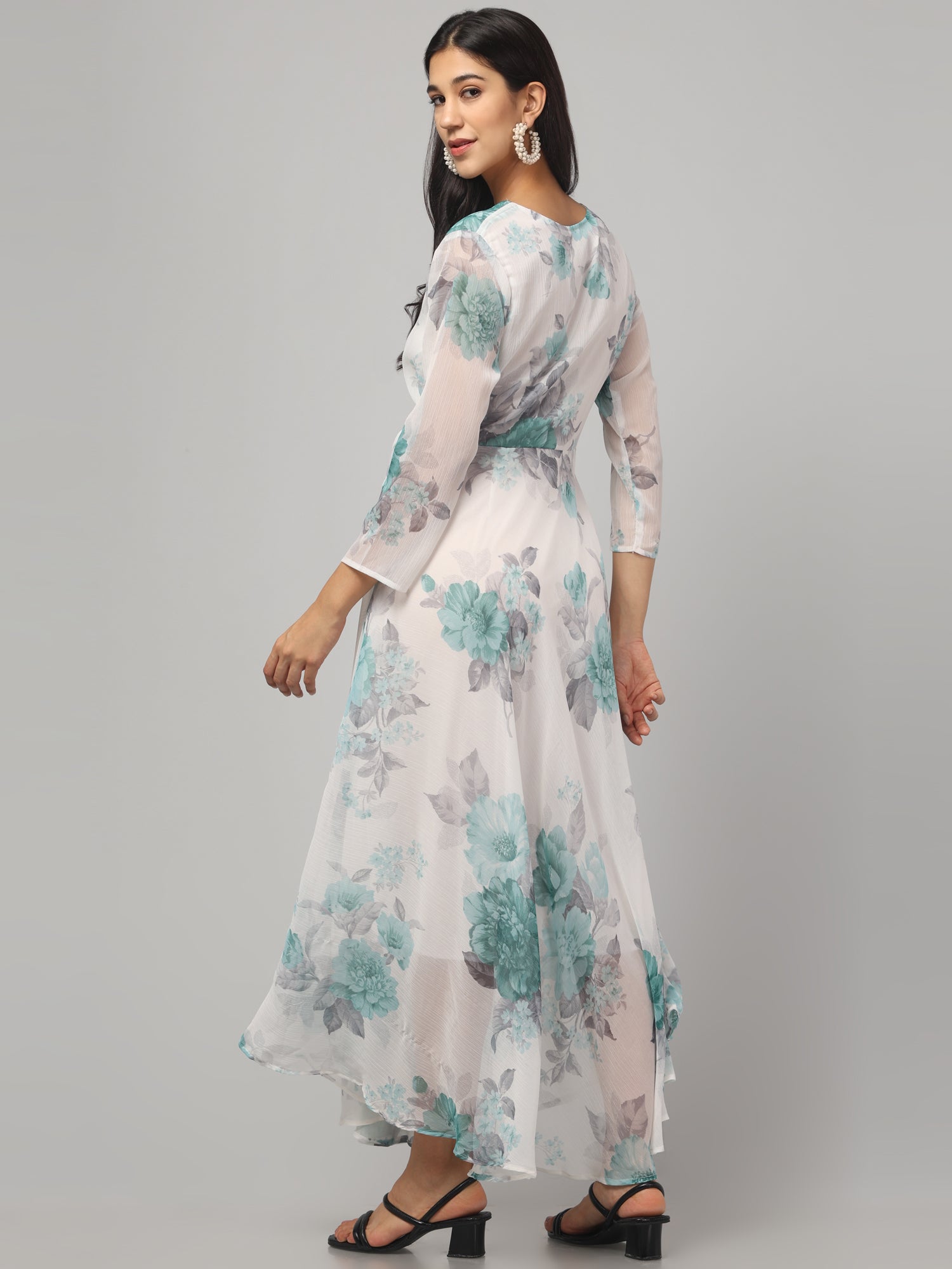 Multicolor Floral  Maxi Dress