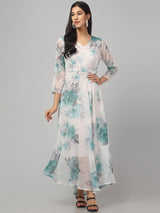 Multicolor Floral  Maxi Dress