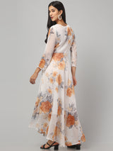 Multicolor Floral  Maxi Dress