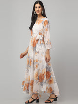 Multicolor Floral  Maxi Dress