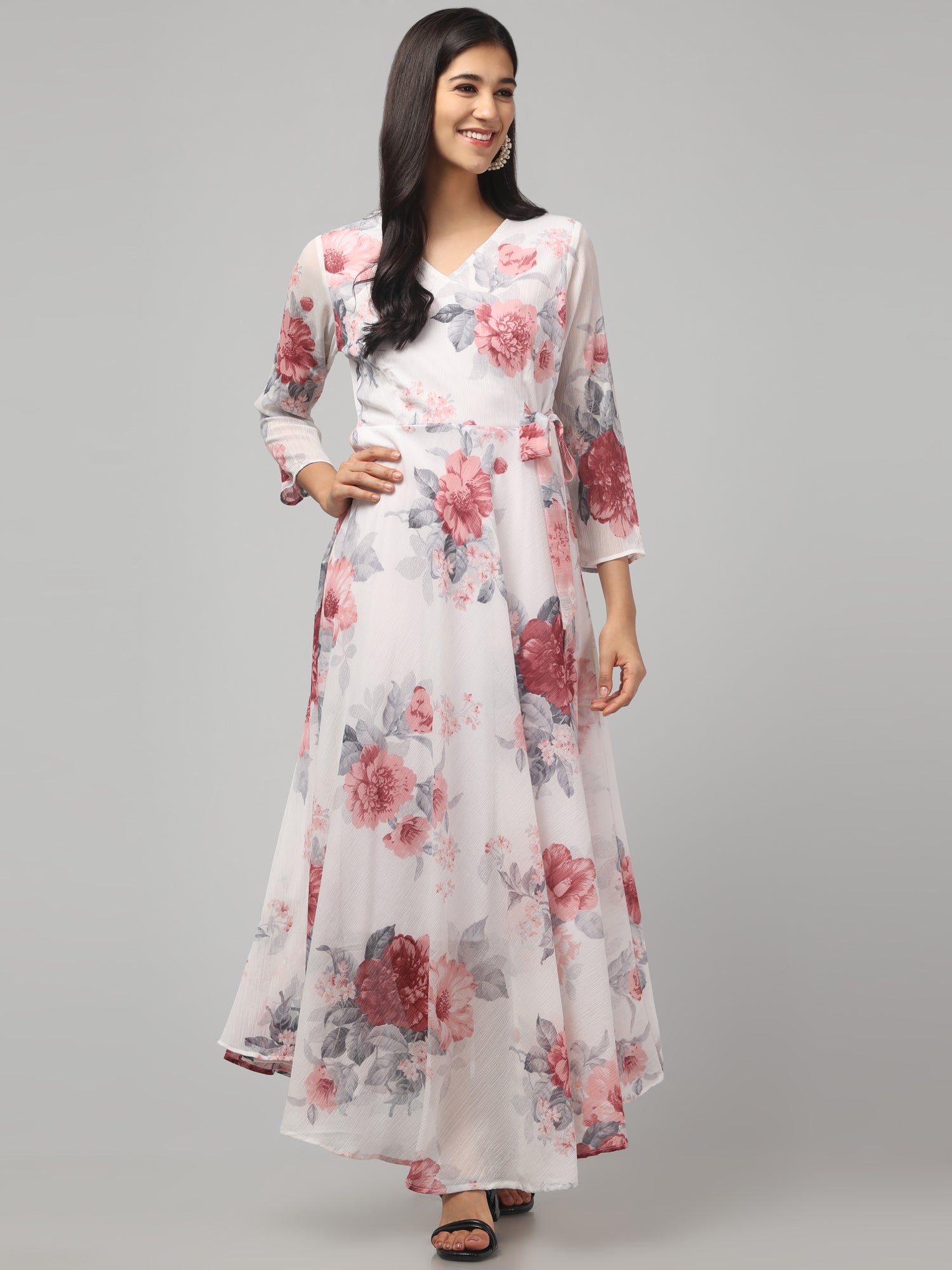 Multicolor Floral  Maxi Dress