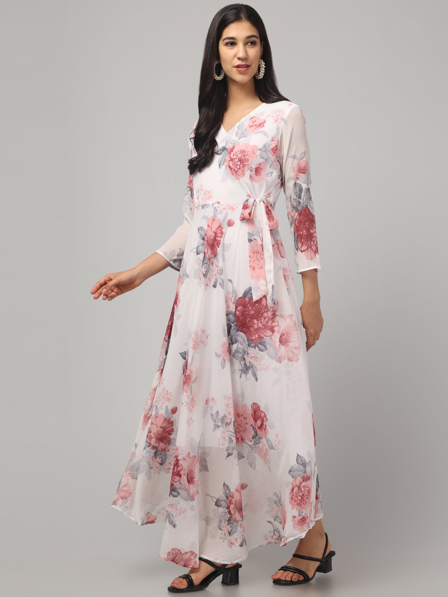 Multicolor Floral  Maxi Dress