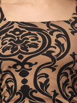 Abstract Print Mini Dress
