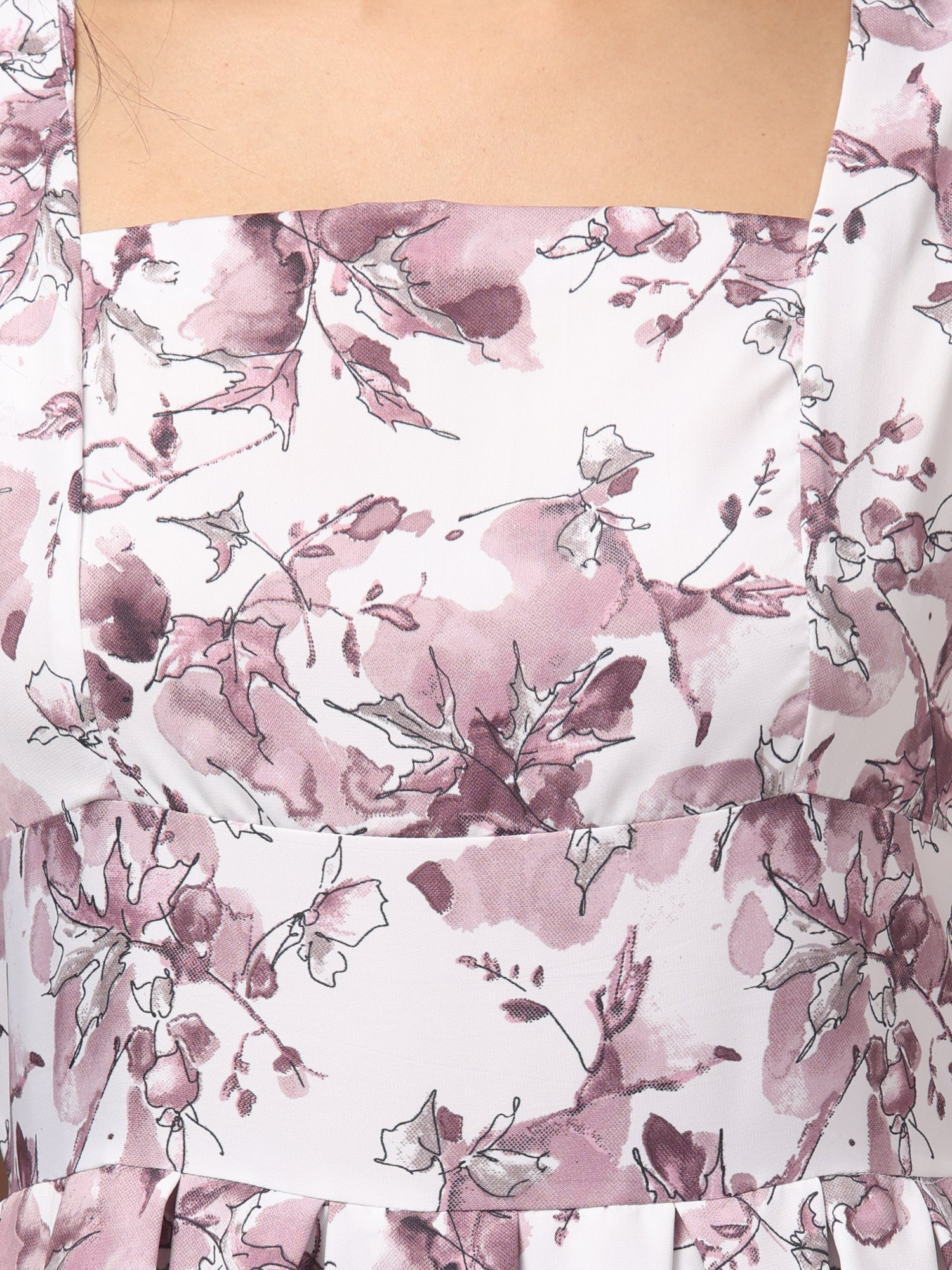 Multicolor Cute Midi Dress