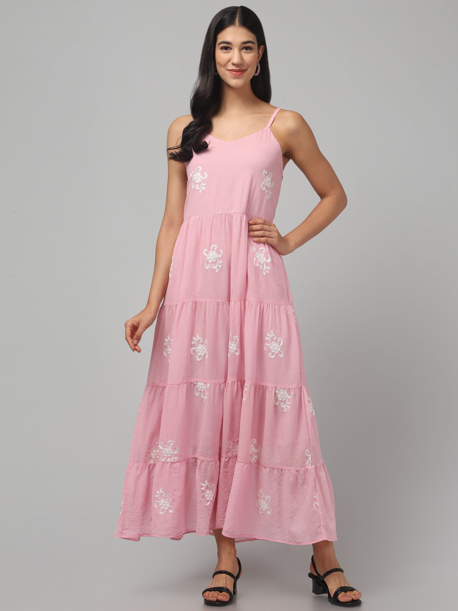 Floral Summer Flowy Maxi Dress
