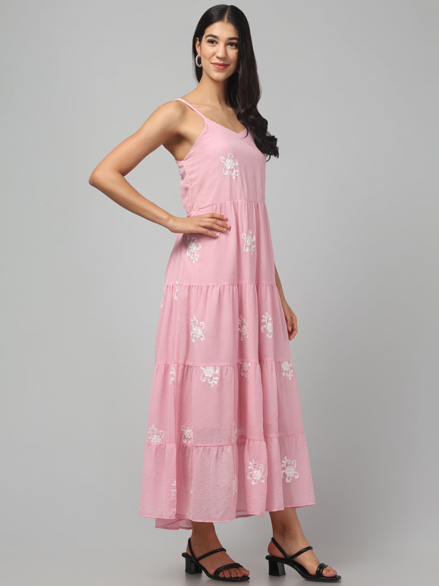 Floral Summer Flowy Maxi Dress