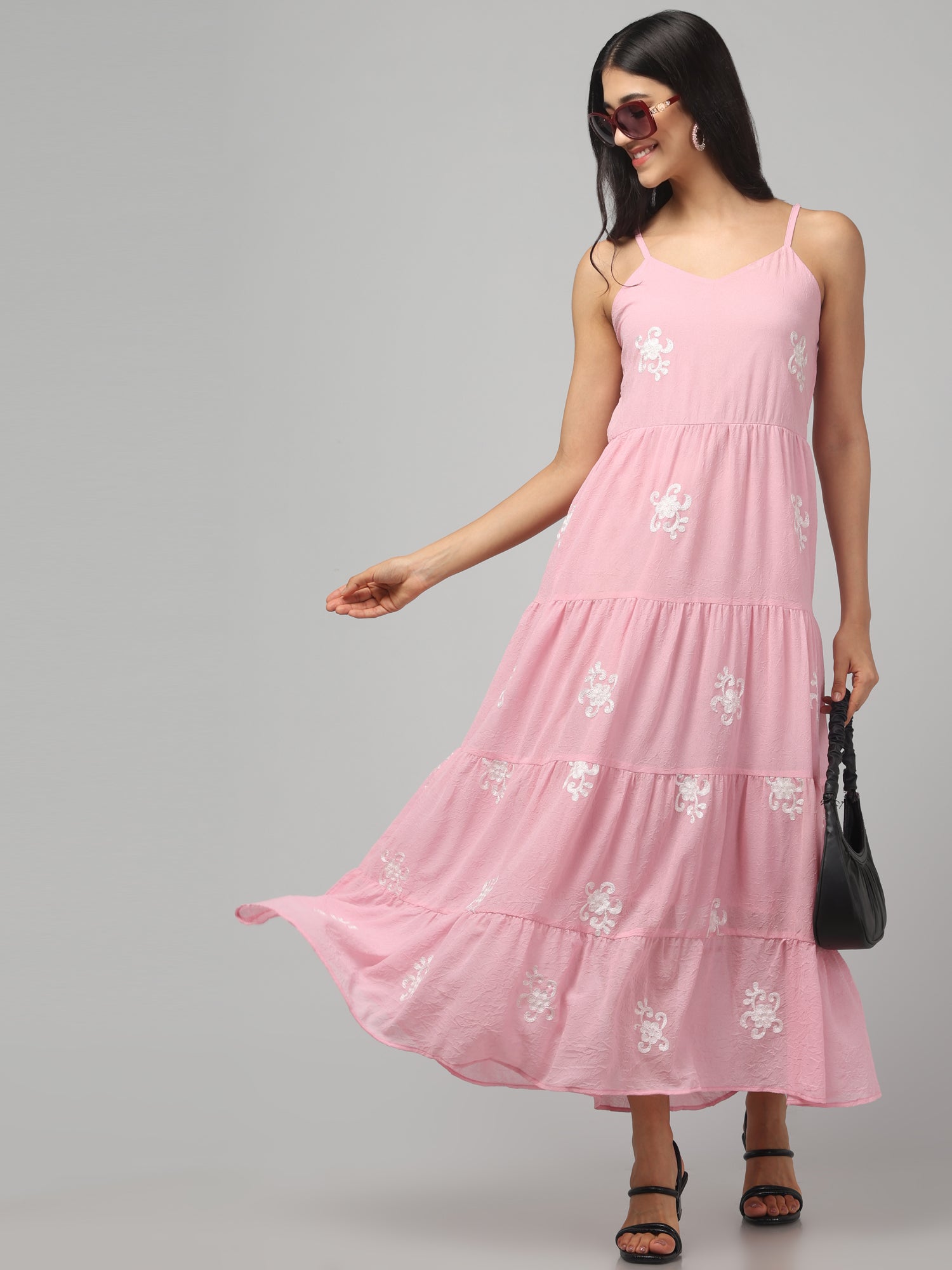 Floral Summer Flowy Maxi Dress