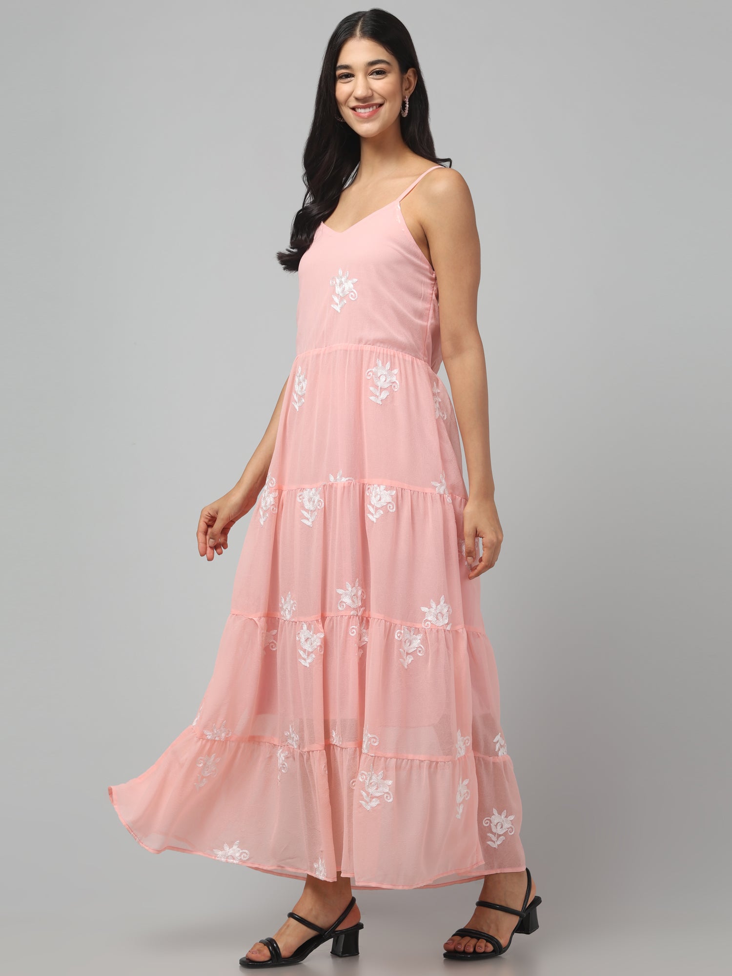 Floral Summer Flowy Maxi Dress
