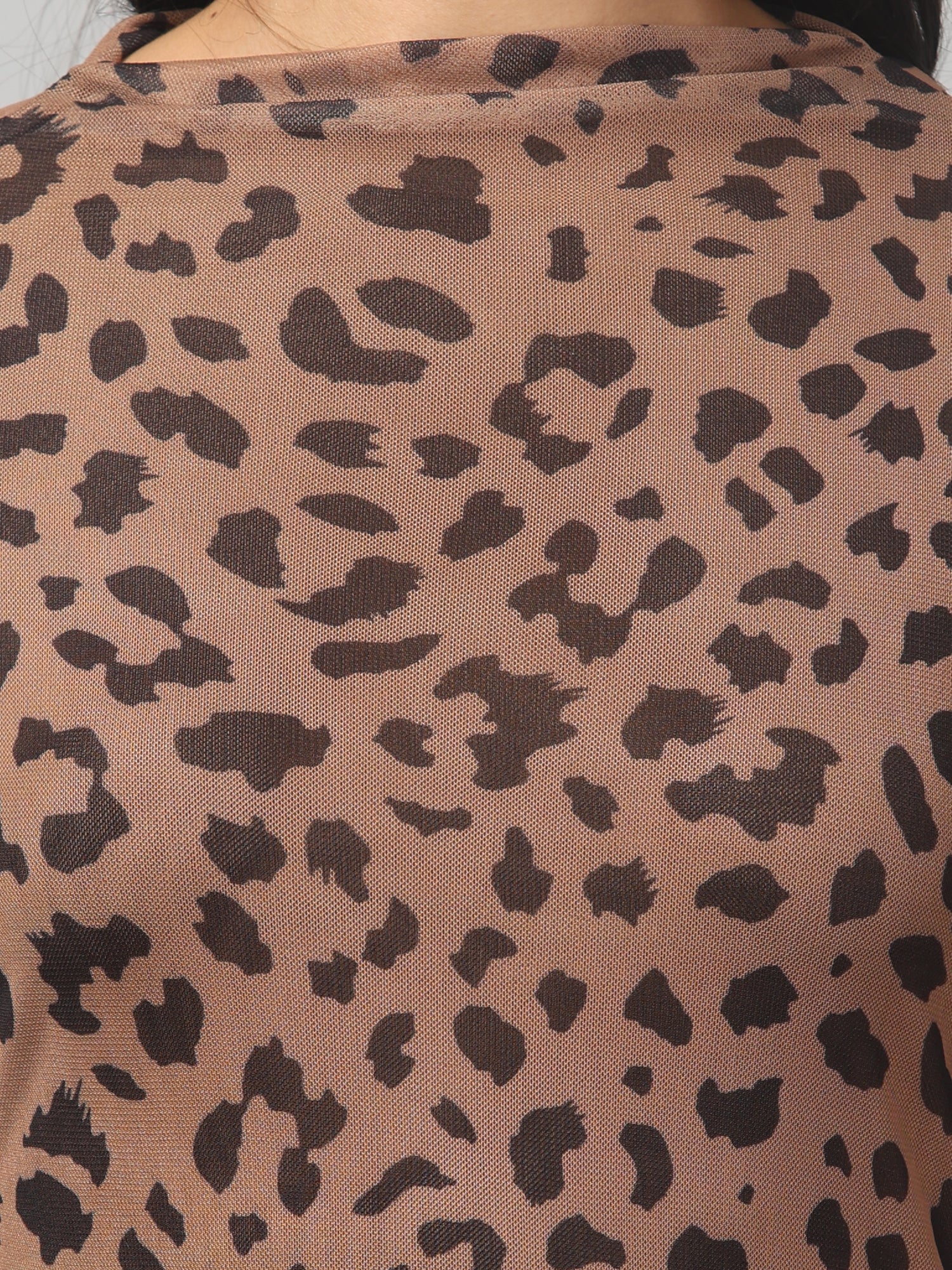 Animal Print Mini Dress