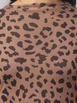 Animal Print Mini Dress