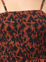 Clobug Women Animal Print Jumpsuit