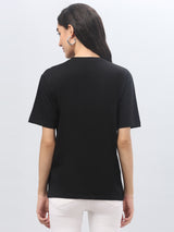 Black Printed T-shirt