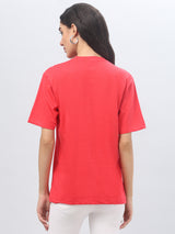Red Printed T-shirt