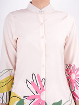Pink Bloom Floral Cordset