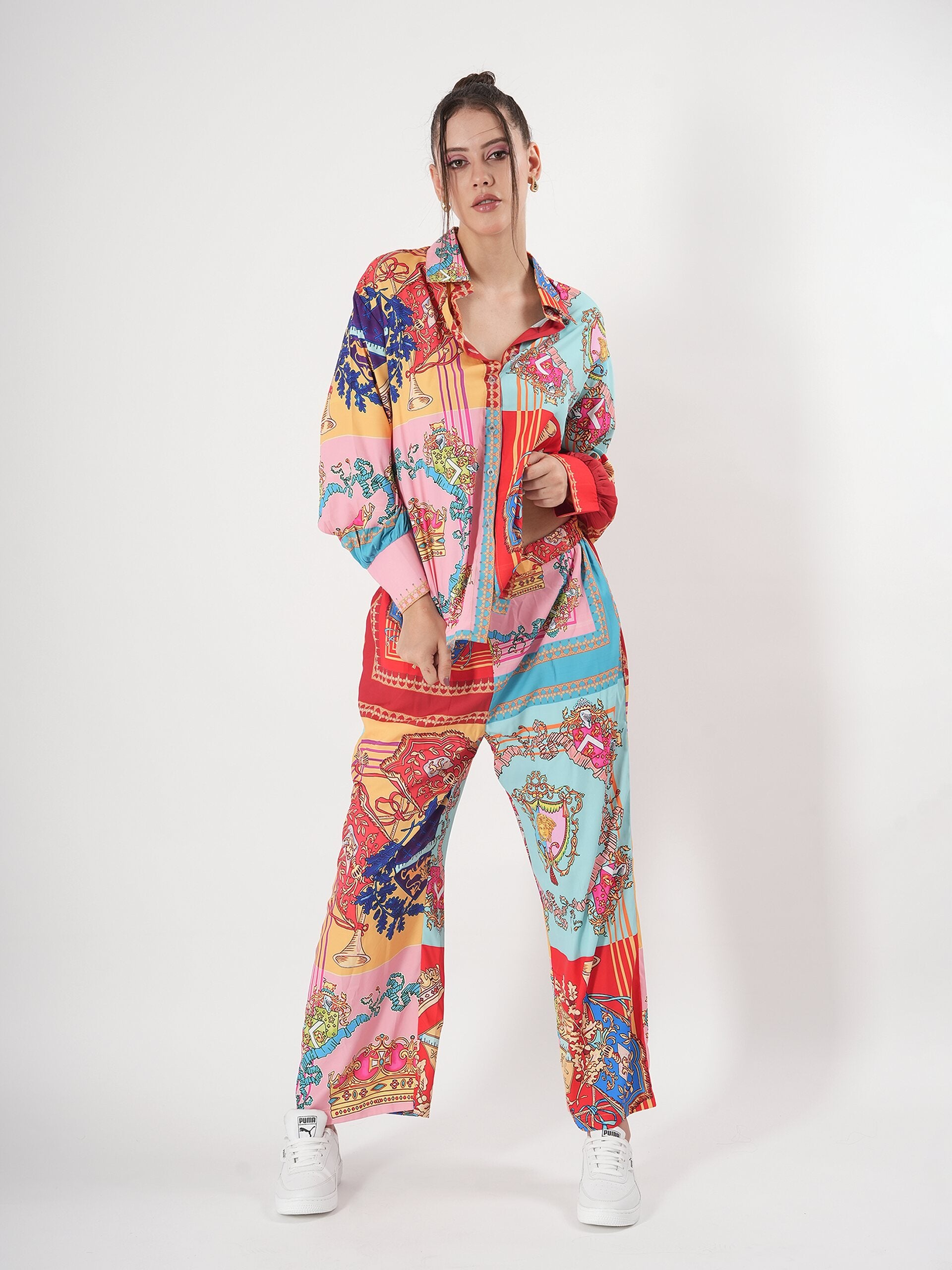 Playful Printed Co-ord Set