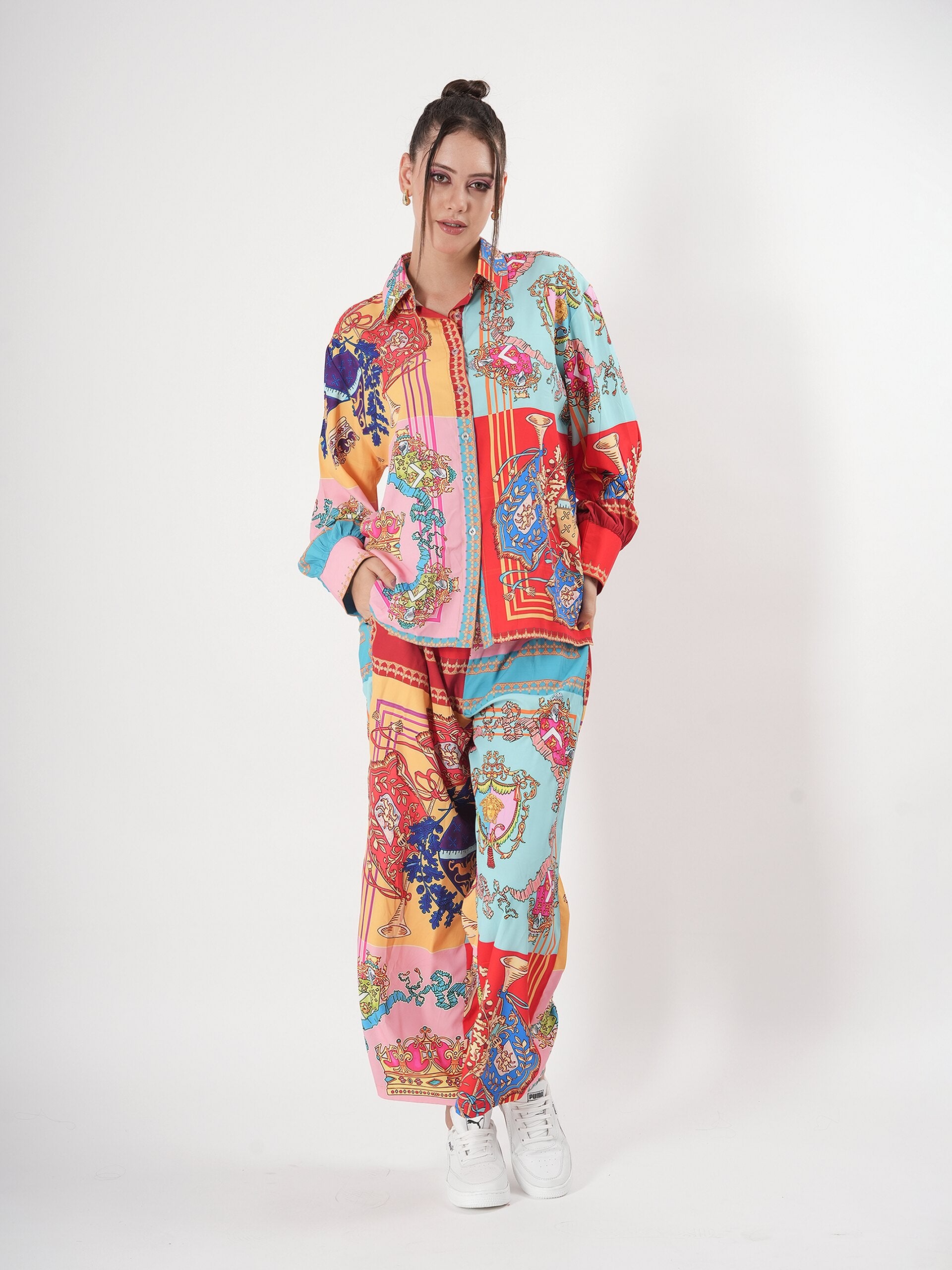 Playful Printed Co-ord Set
