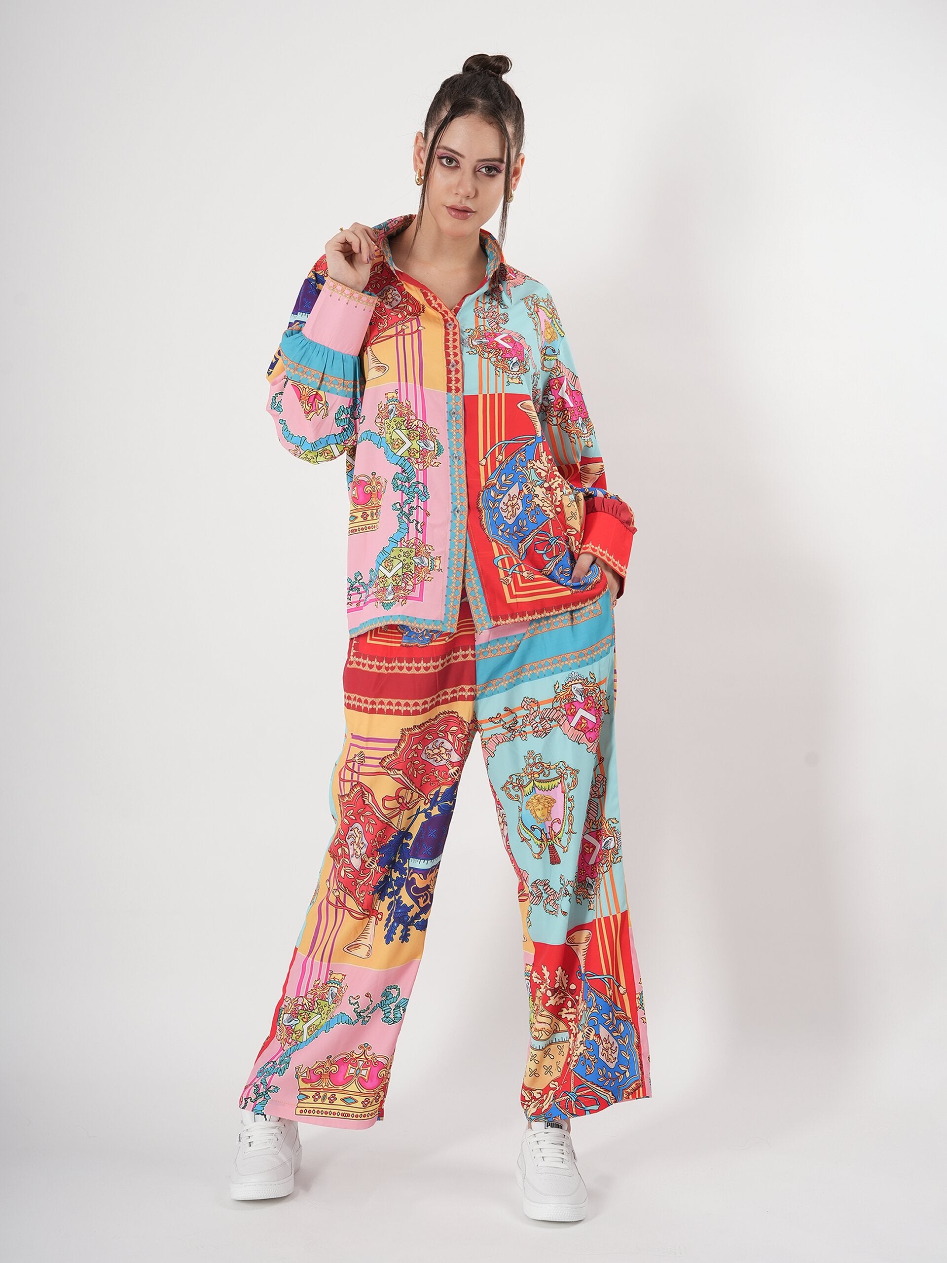 Playful Printed Co-ord Set
