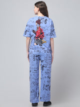 Stylish Printed Co ord Set For Womens