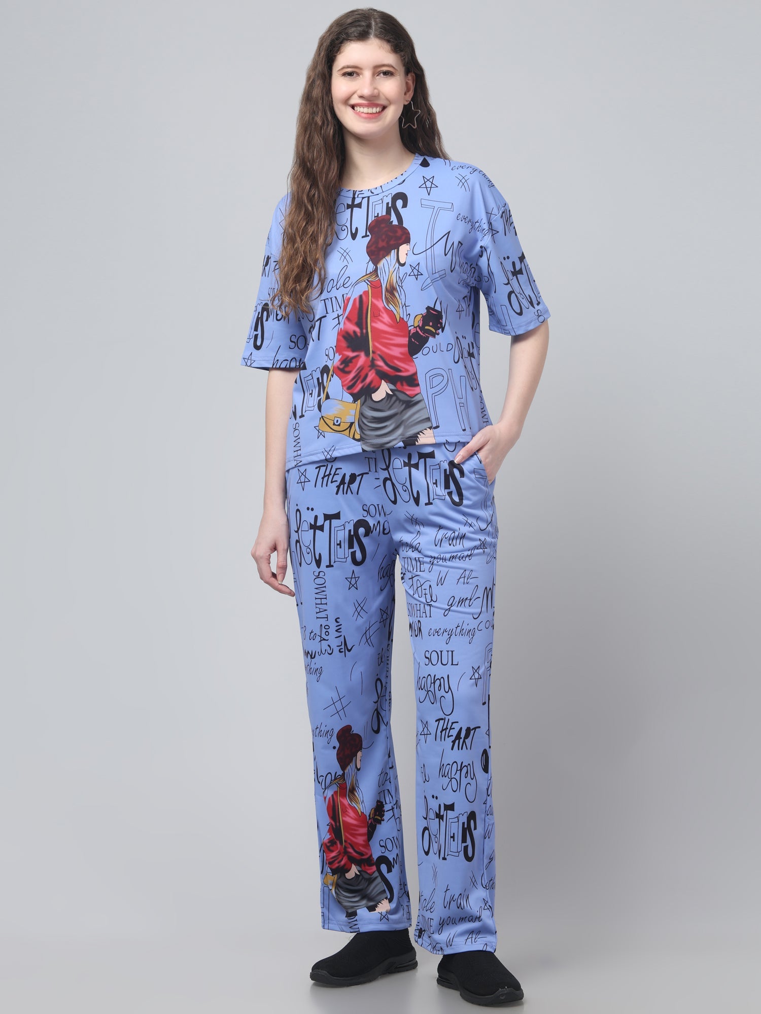 Stylish Printed Co ord Set For Womens