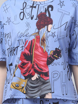 Stylish Printed Co ord Set For Womens