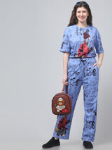 Stylish Printed Co ord Set For Womens