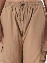 Straight fit Cargo With Pockets And Adjustable Strings-1