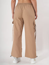 Straight fit Cargo With Pockets And Adjustable Strings-4