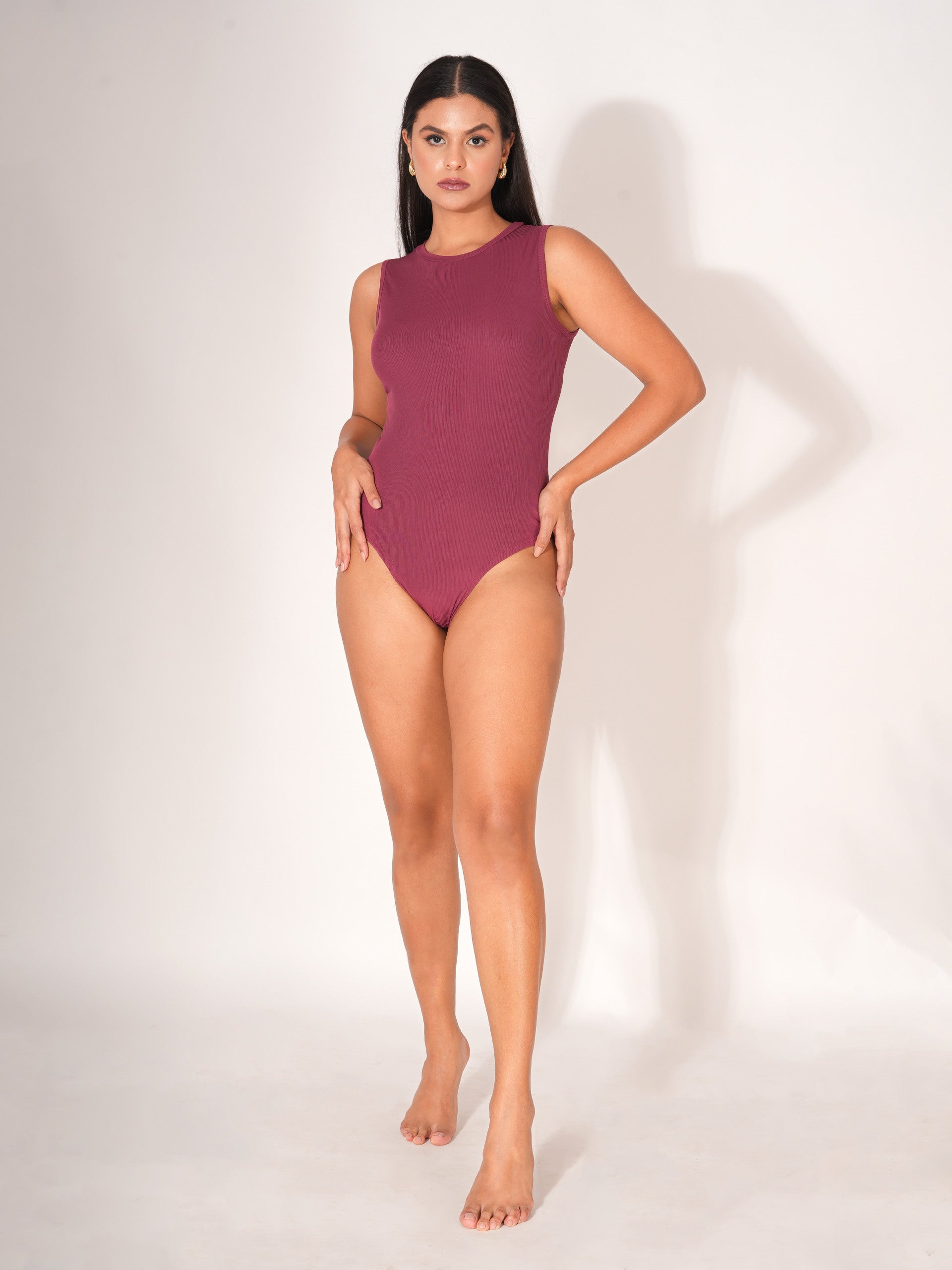 Swimsuit Style Solid Top