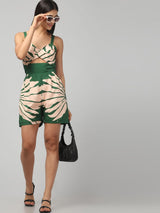 Clobug Women Patched Cord Set For Womens