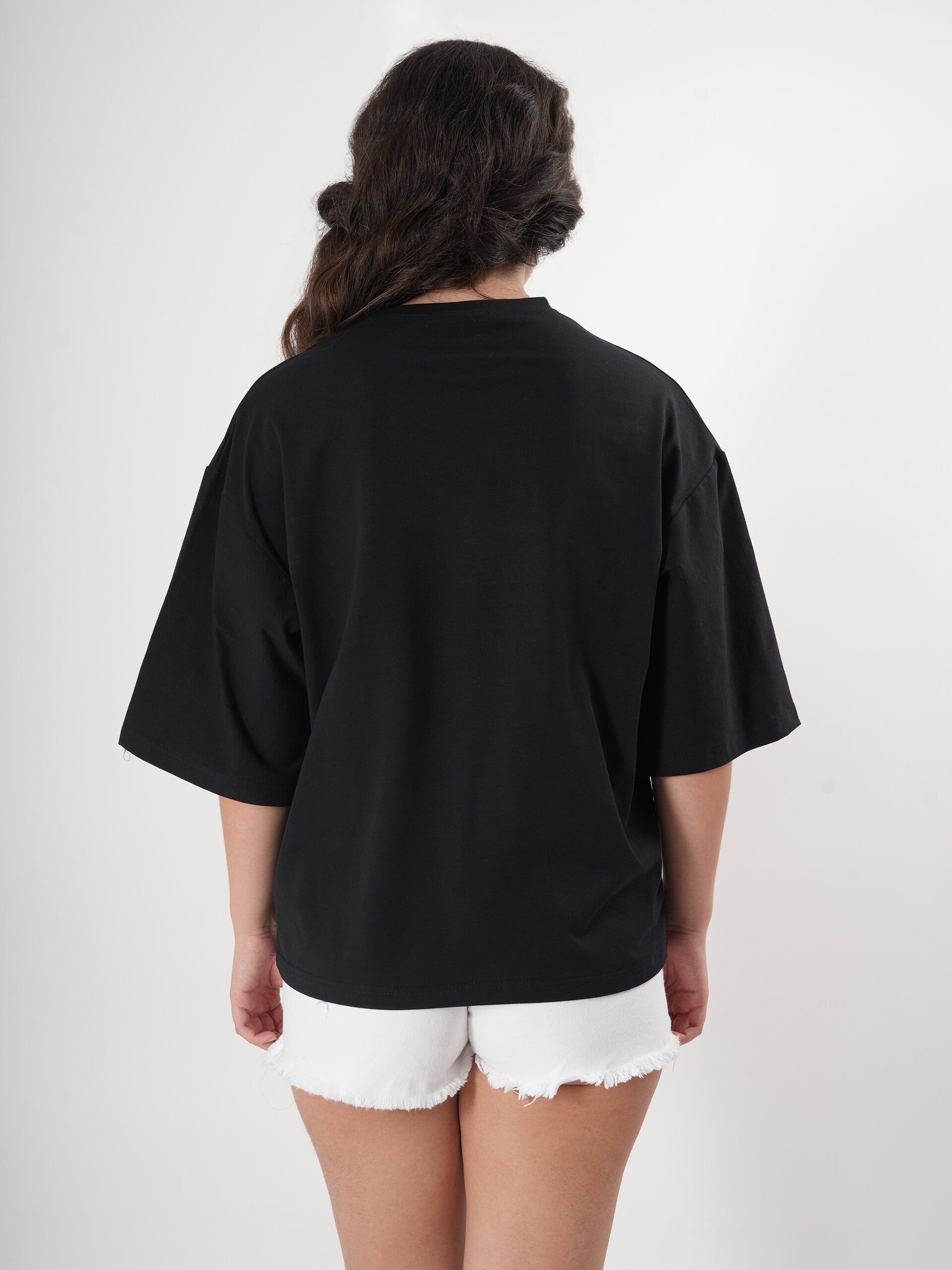Vogue Print T- Shirt With Round Neck & Half Sleeve