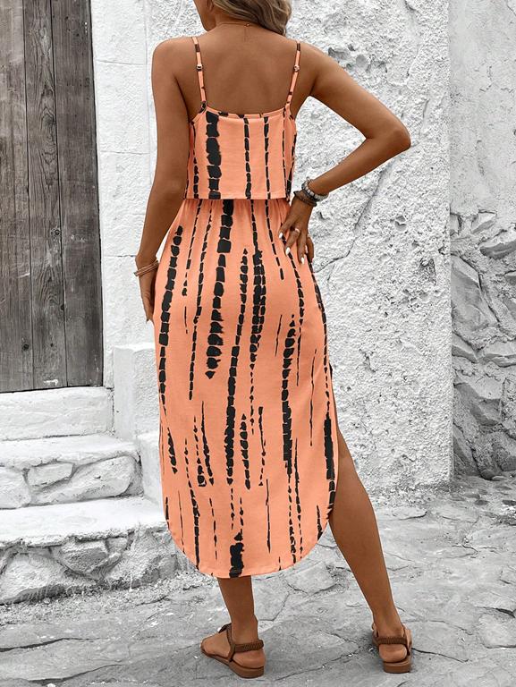 Clobug Women Cotton Blend Top & Skirt Co-ord Set