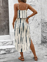 Clobug Women Cotton Blend Top & Skirt Co-ord Set