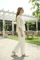 Clobug Women Floral Printed Top